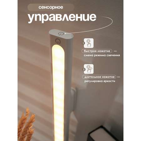 Портативный светодиодный светильник SVih аккумуляторный на магните белый 5Вт 200Лм