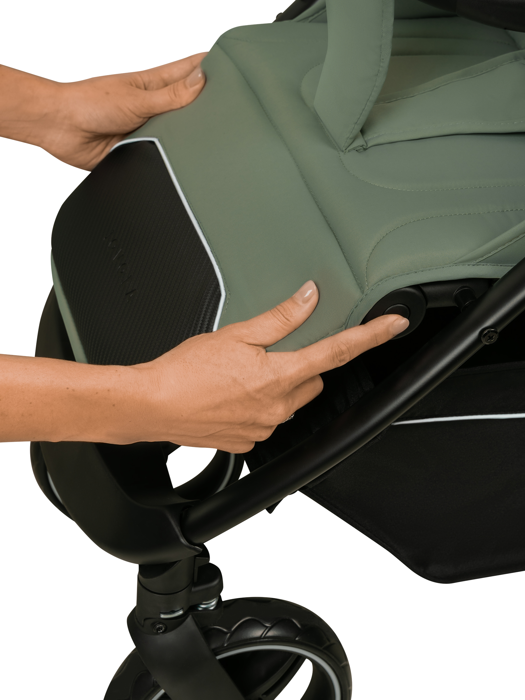 Коляска прогулочная JOVOLA SELENA 2026 всесезонная зеленый - фото 15