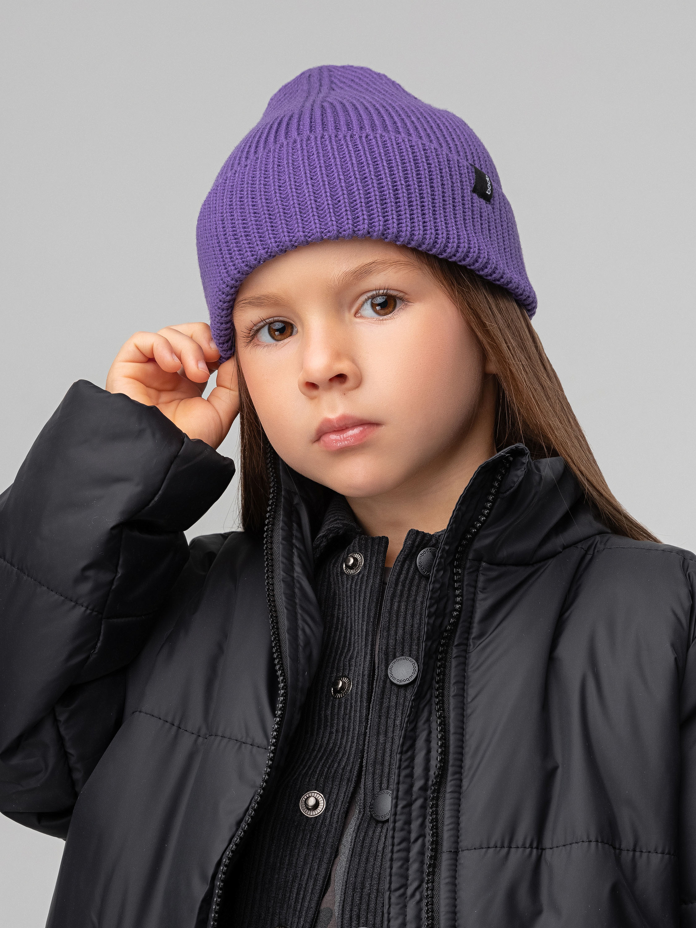 Шапка Bodo 10-403MU_фиолетовый - фото 1