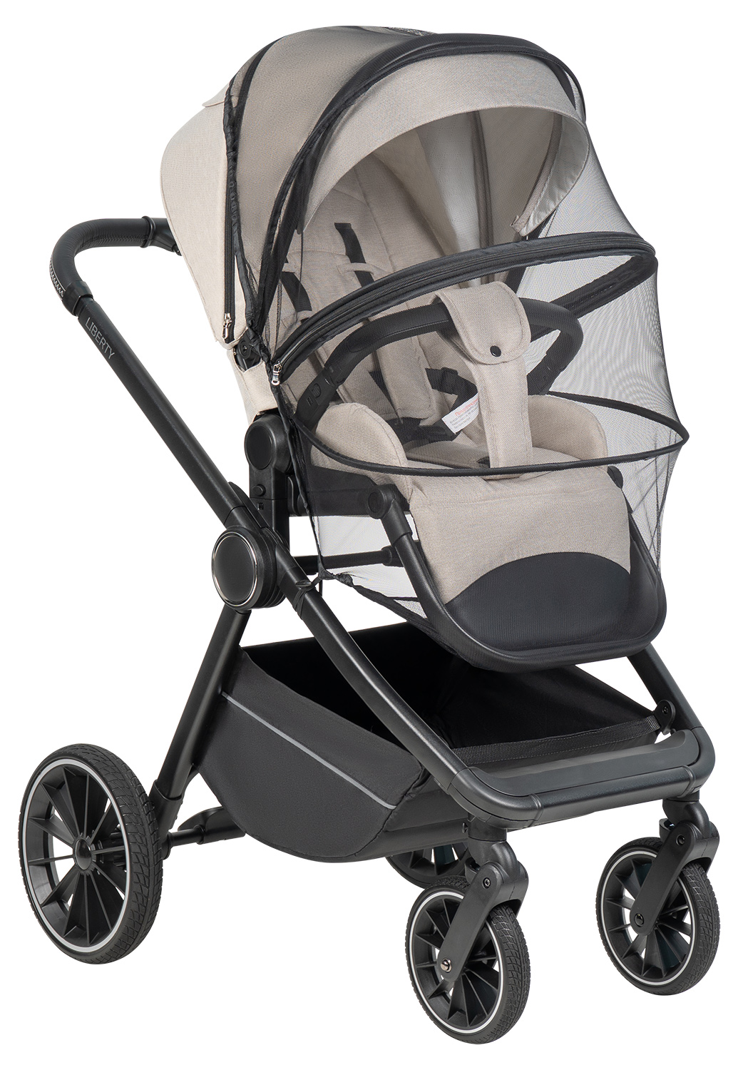 Коляска 3в1 Farfello Liberty бежевый - фото 21