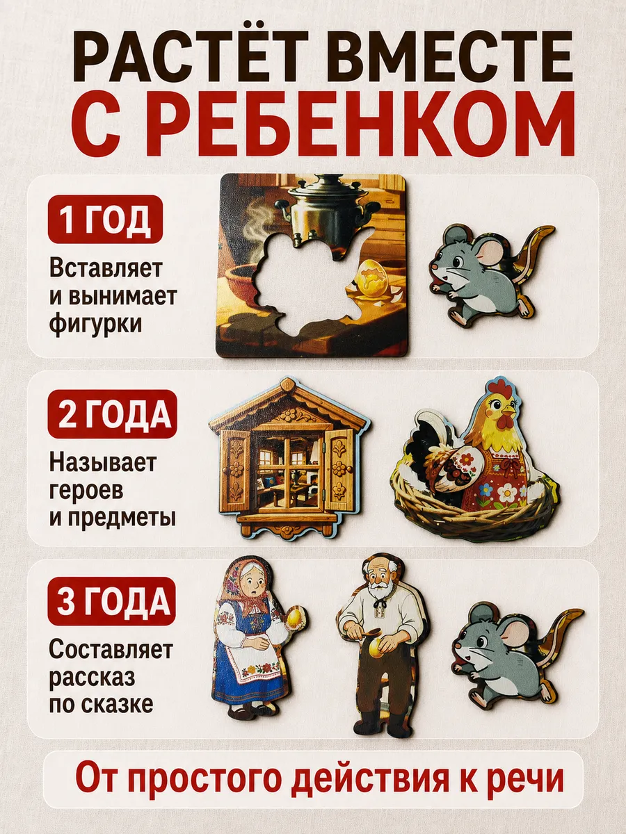 Игрушка ГРАТ сортер курочка Ряба - фото 5