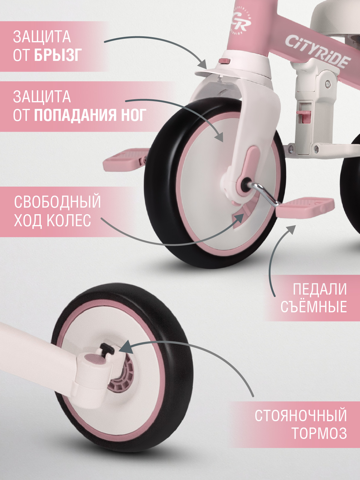 Трехколесный велосипед CITYRIDE - фото 9