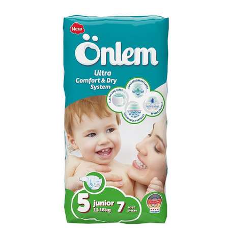 Подгузники Onlem 5 (11-18 кг) 7 шт.