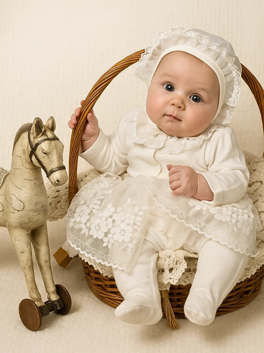 Комплект на выписку Patrino Р-4-137_молочный - фото 1