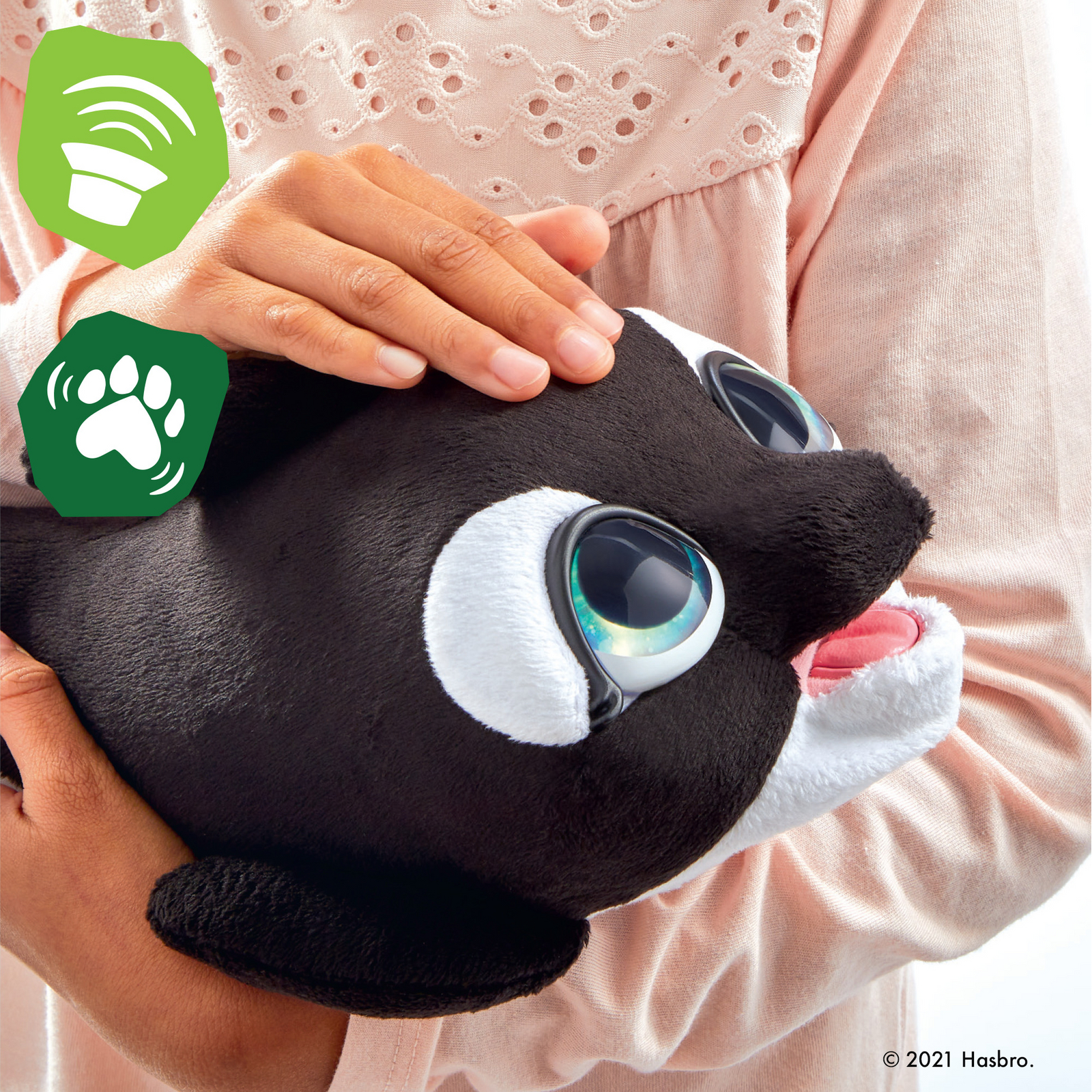 Мягкая игрушка FurReal Friends кит Кикки Малыш-Касатка - фото 10