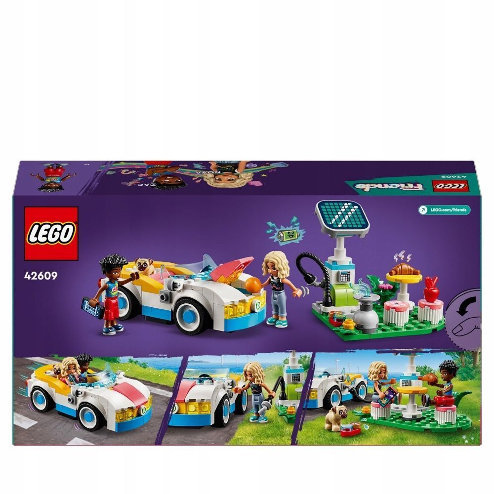 Конструктор LEGO Friends Электромобиль и станция 42609 489 дет. - фото 2