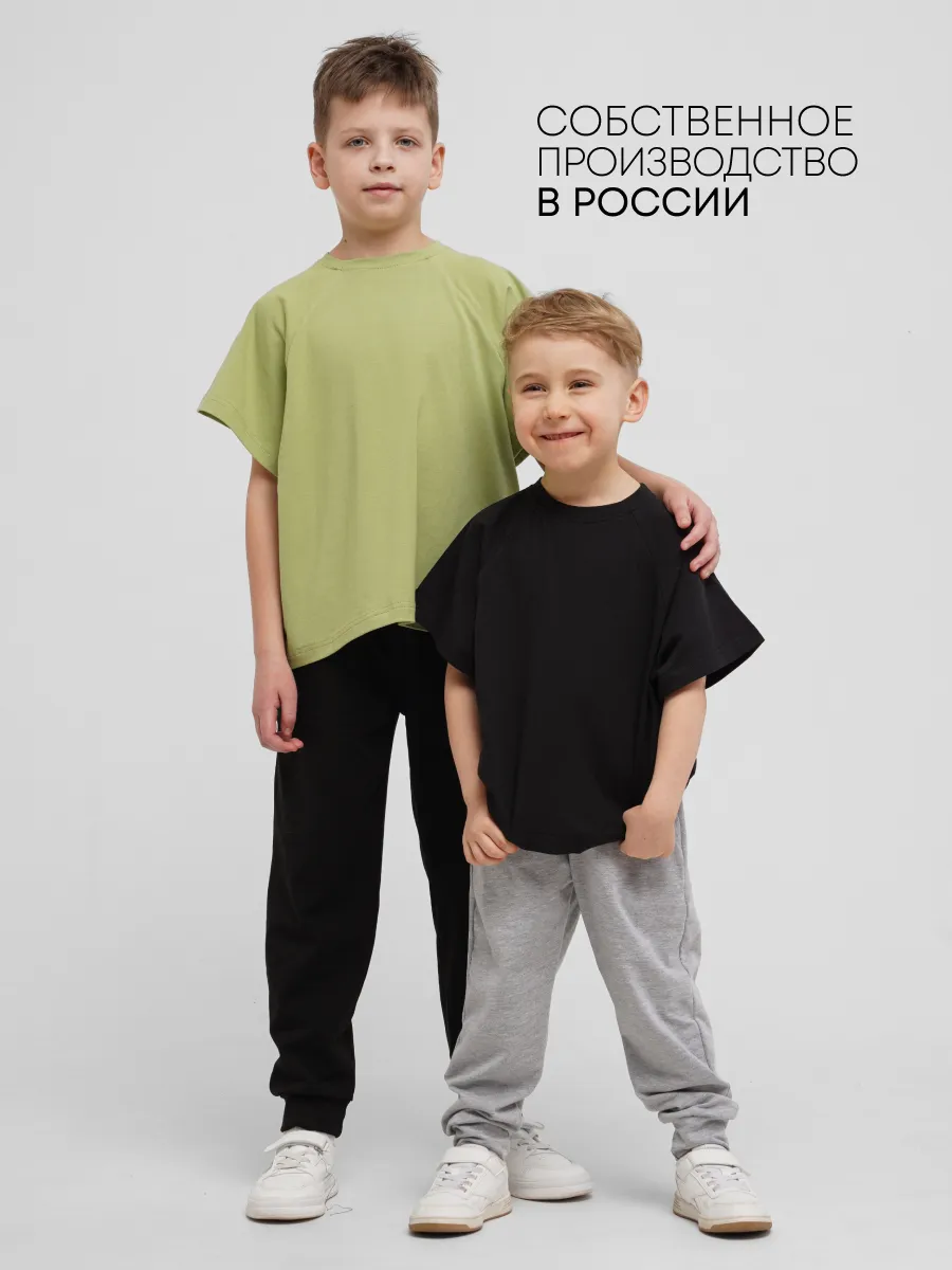 Брюки 2 шт Супер Пупс 2пр/штаны/черный/серый меланж - фото 13