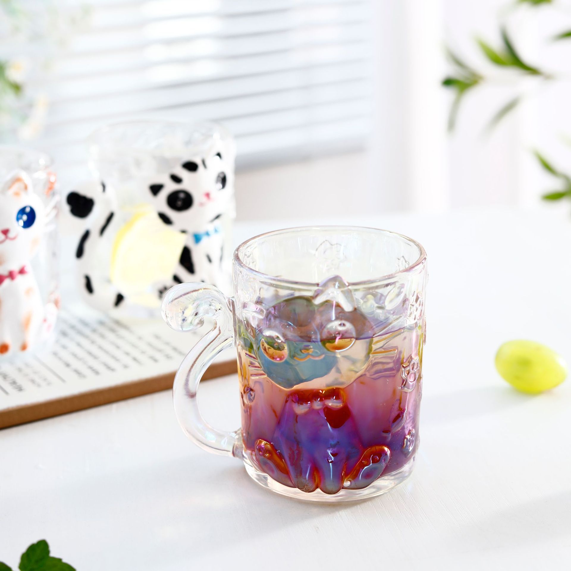 Кружка необычная Apsis Home с фигуркой котика - фото 4