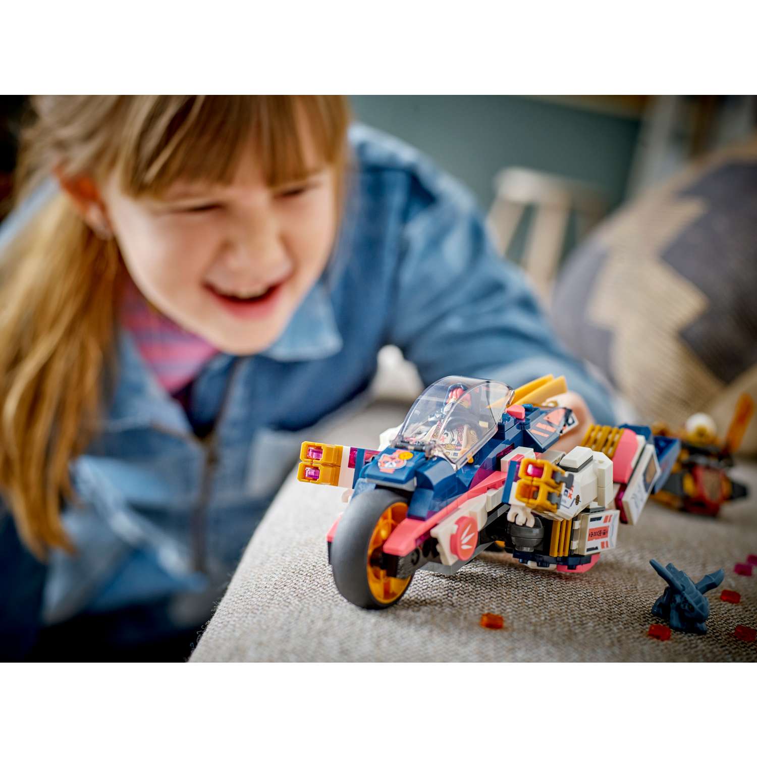 Конструктор LEGO NINJAGO Soras Transforming Mech Bike 384 дет. - фото 18