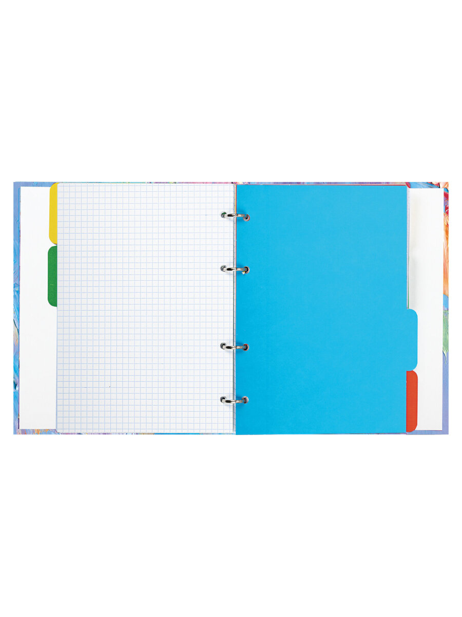 Тетрадь со сменным блоком Brauberg клетка 120 лист. - фото 9