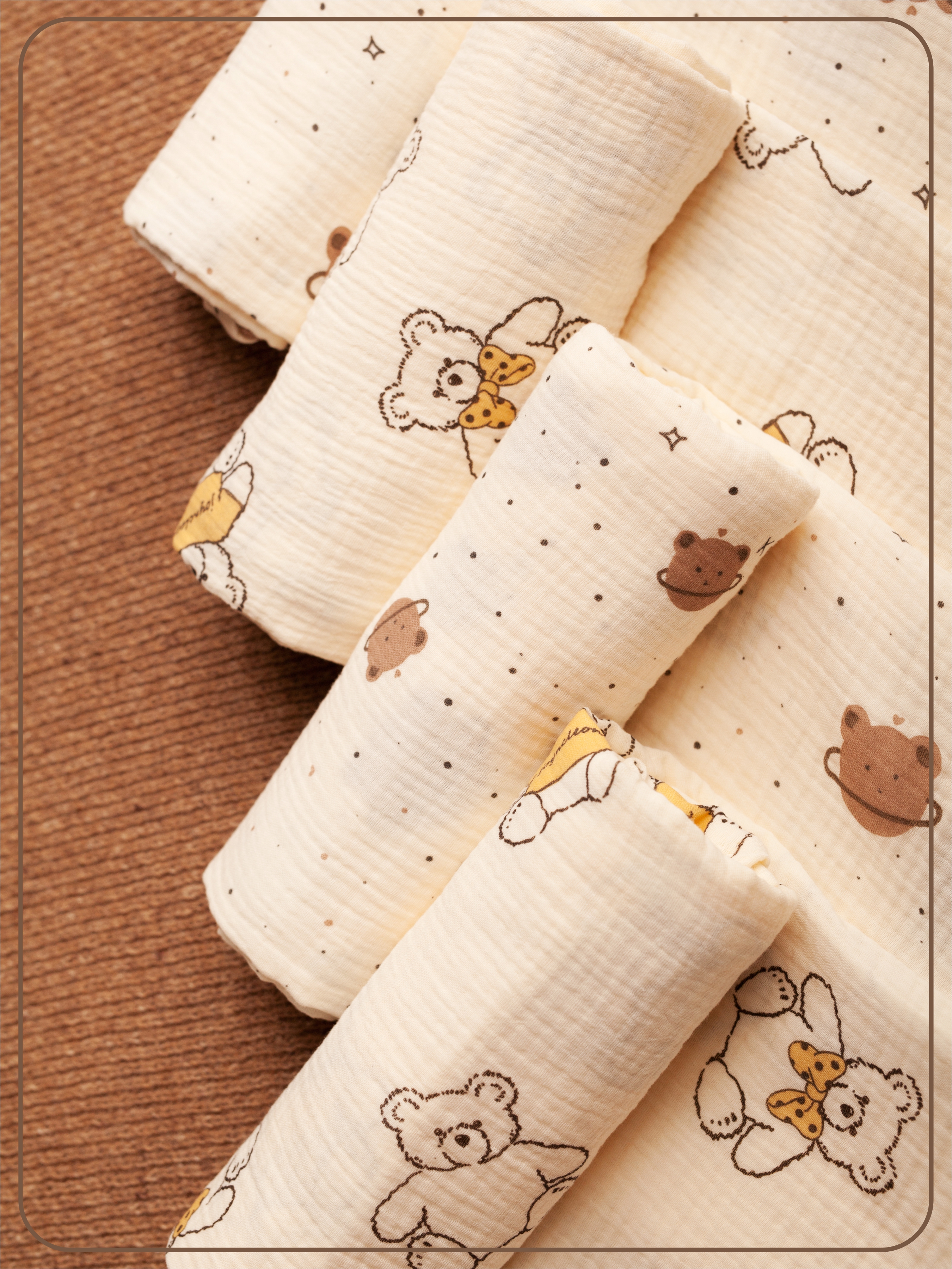 Пелёнка Mussola Baby муслин 100х130 см 2 шт. - фото 9