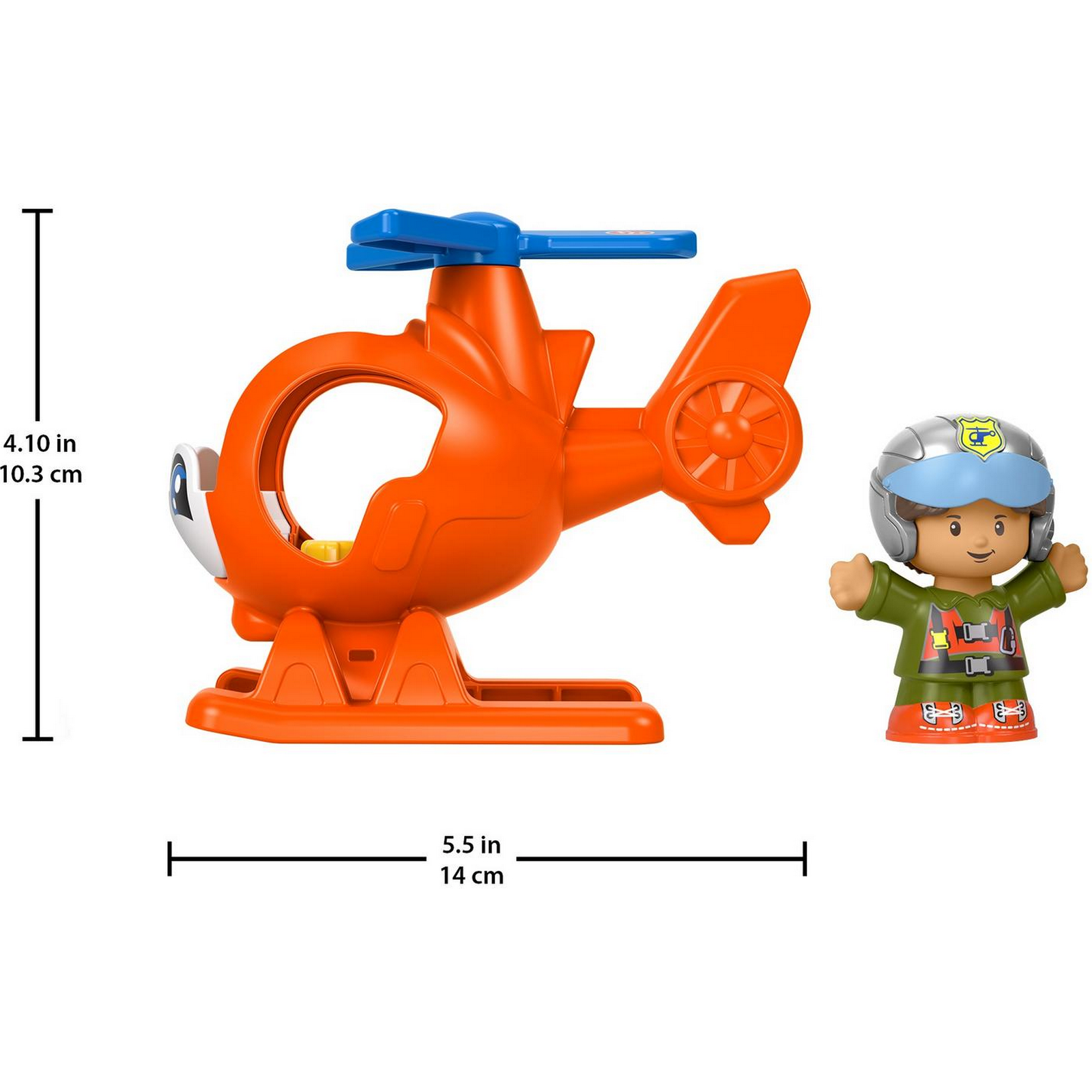 Вертолет Fisher Price с фигуркой - фото 9