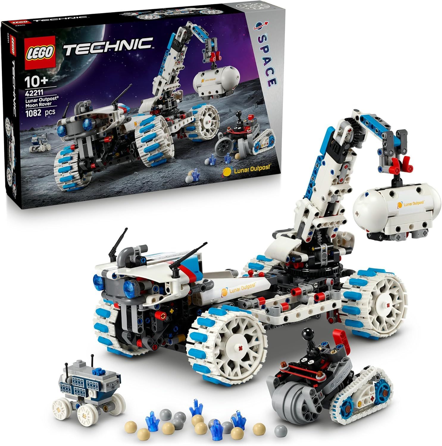 Конструктор LEGO Technic Lunar Outpost Moon Rover 1082 дет. - фото 1