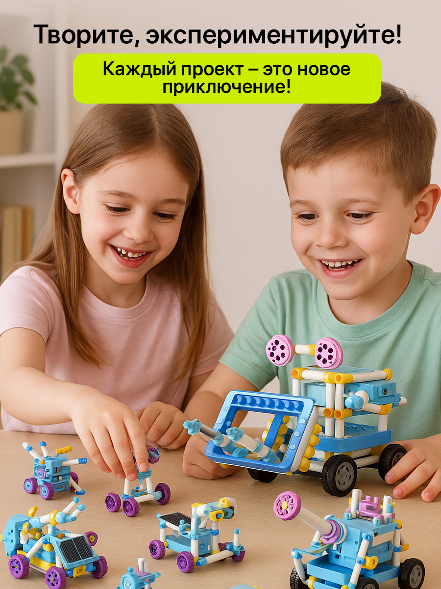 Конструктор SCIENCE EDUCATION Робототехника 36 экспериментов электронный - фото 6