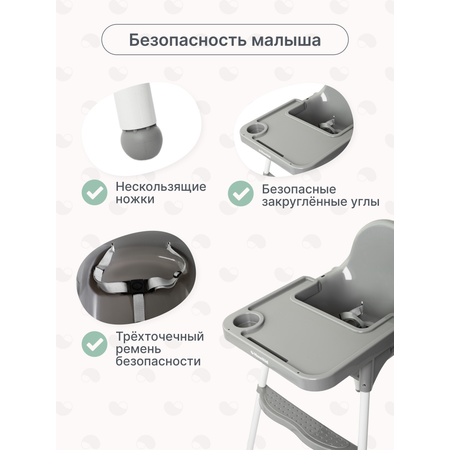 Стульчик для кормления MomKid классический