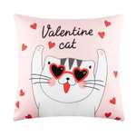 Подушка Этель Valentine cat 40*40