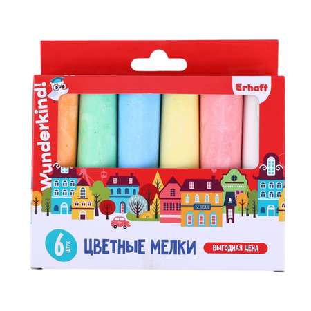 Мел сухой Erhaft 6 шт.