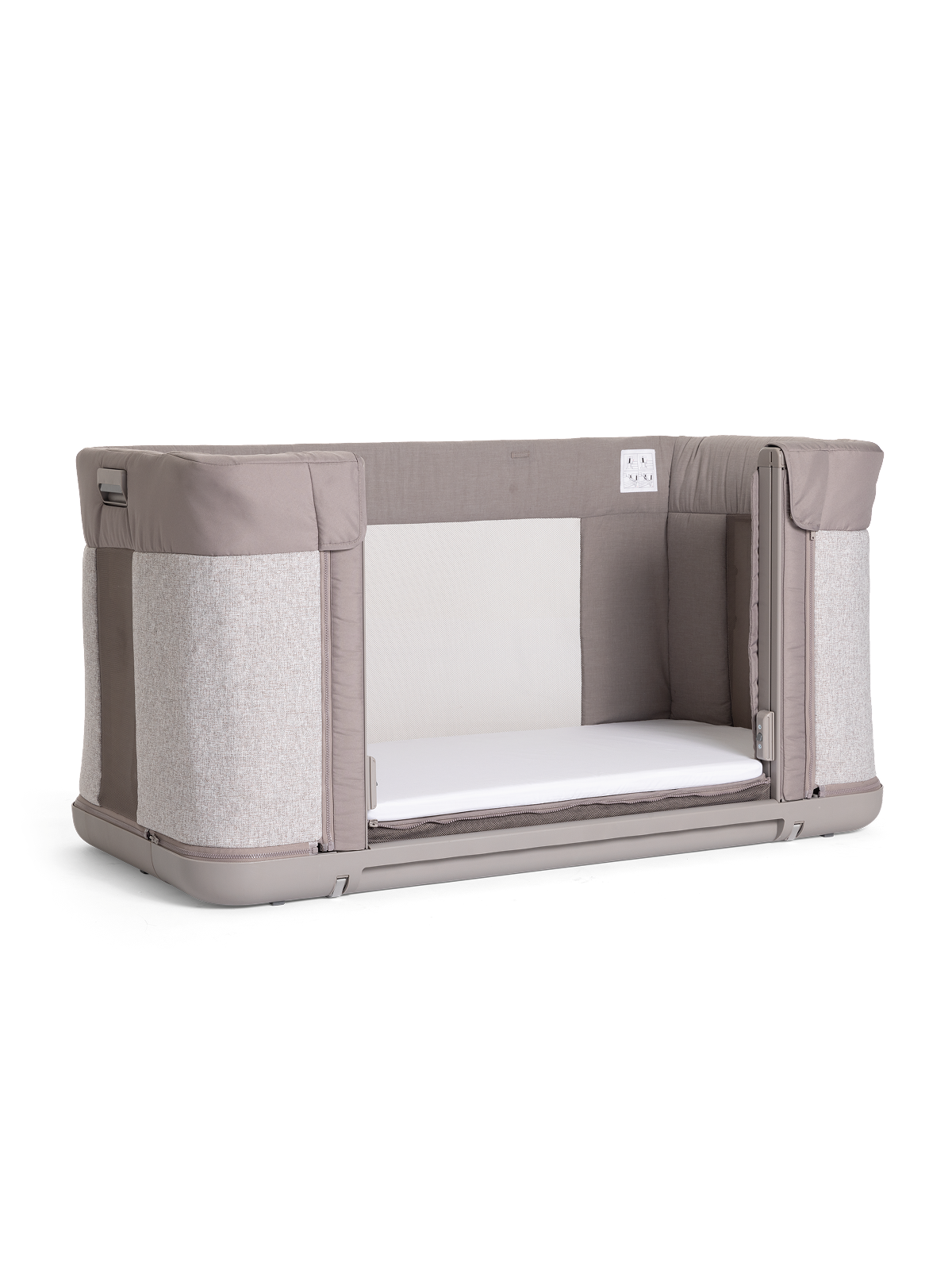 Детская кроватка Chicco Next2Me Forever 3в1 с рождения до 4 лет Almond, без маятника (бежевый) - фото 24