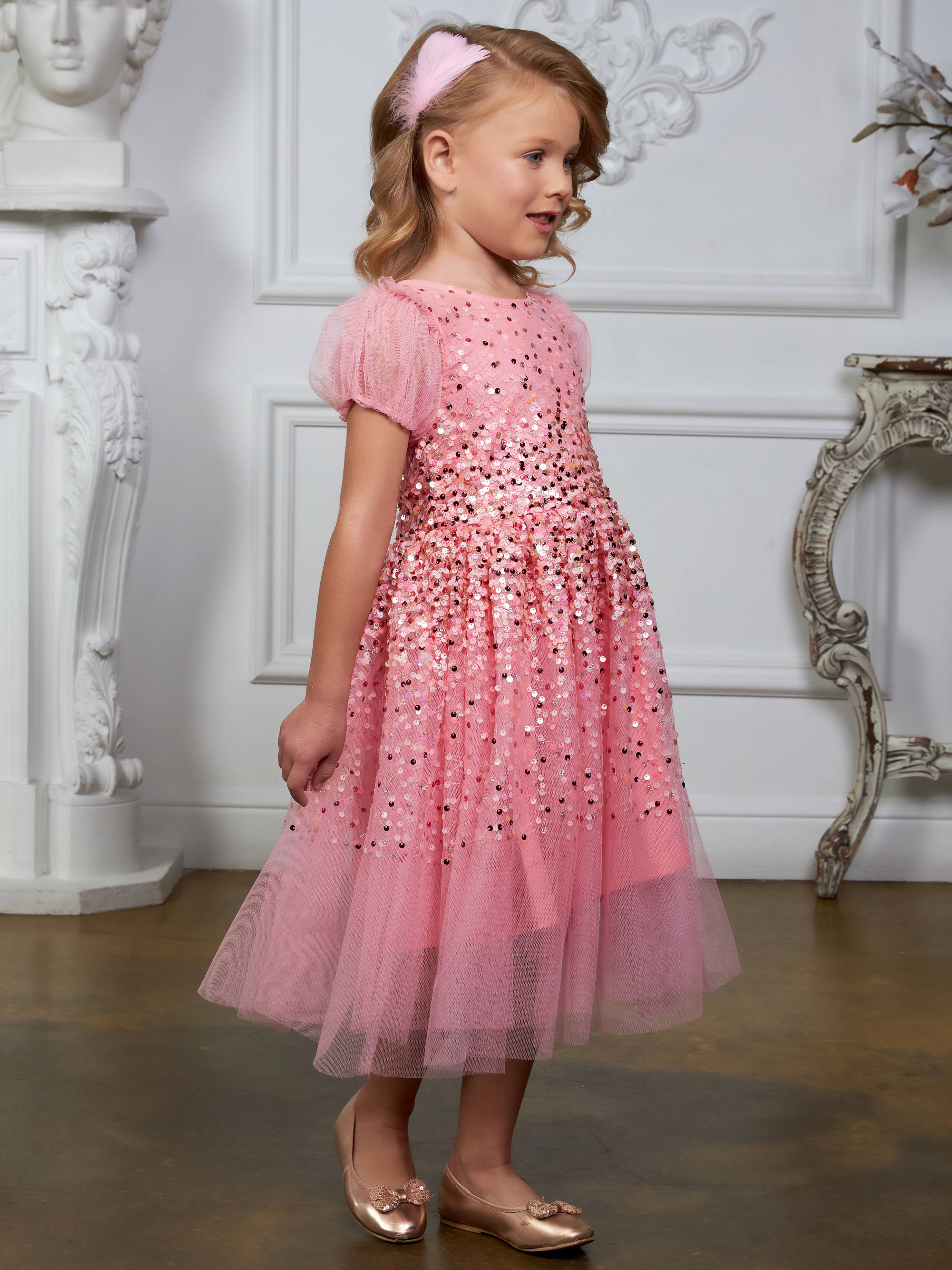 Платье ME WE KG225-W601-201_Розовый - фото 5