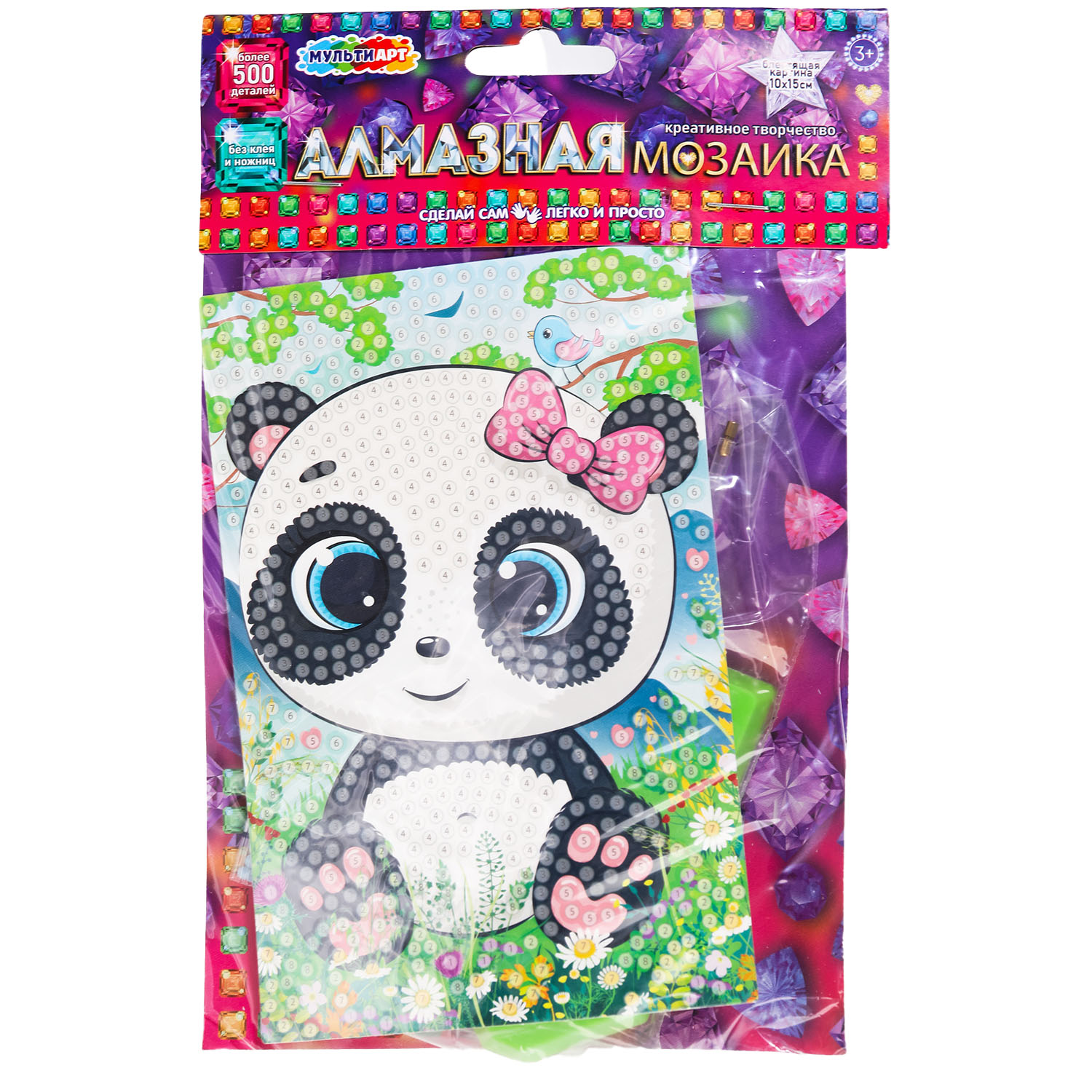 Алмазная мозаика Multiart Панда - фото 1