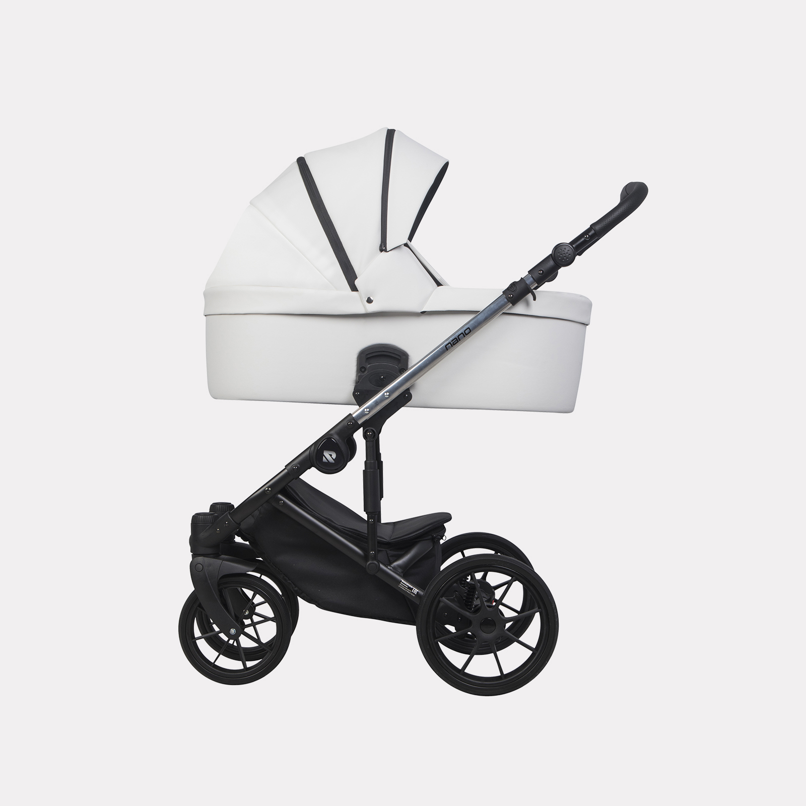 Коляска 2в1 Riko Nano Thermo белый - фото 3