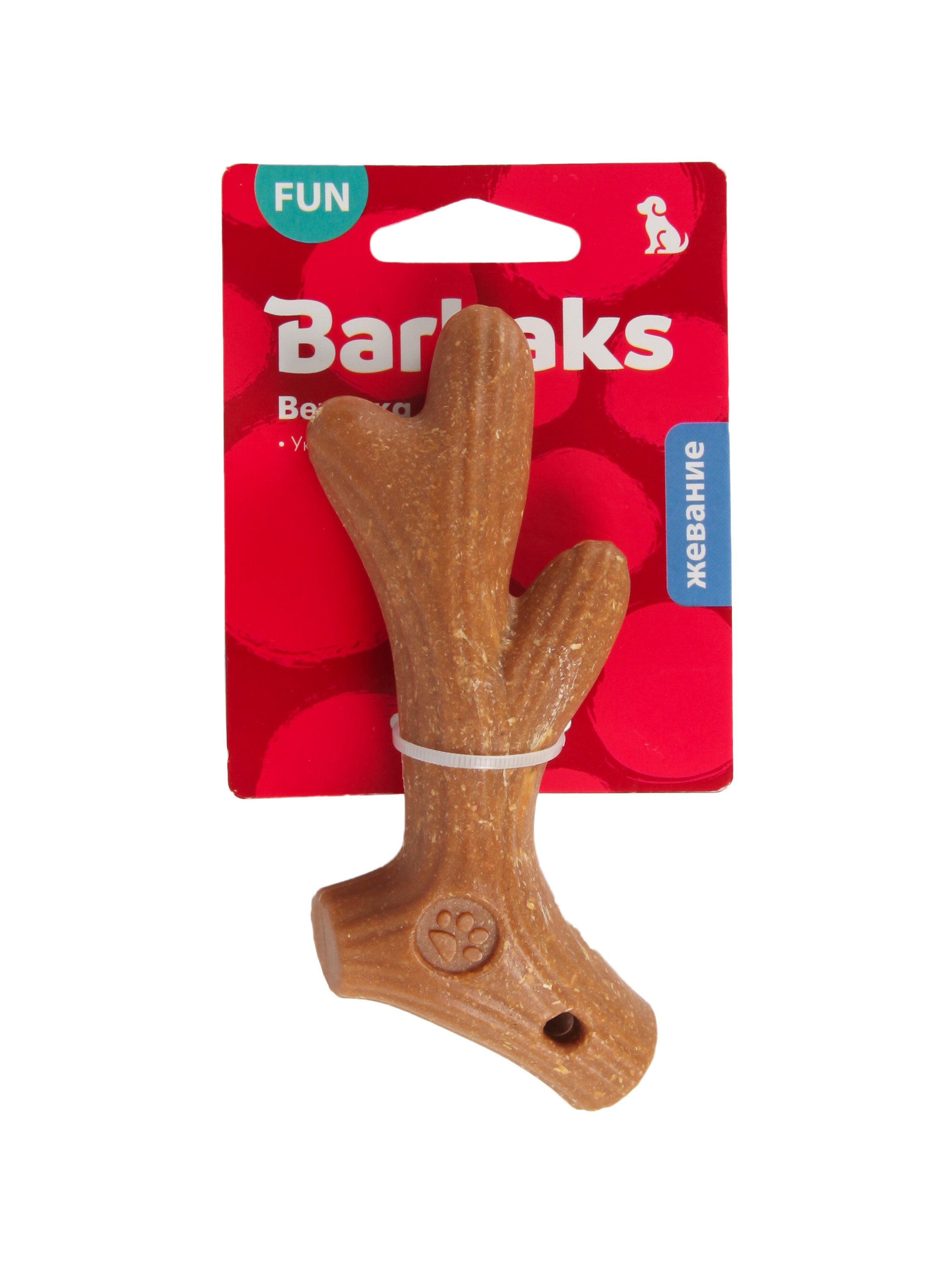 Игрушка для собак Barbaks Веточка с древесным волокном 13см - фото 6