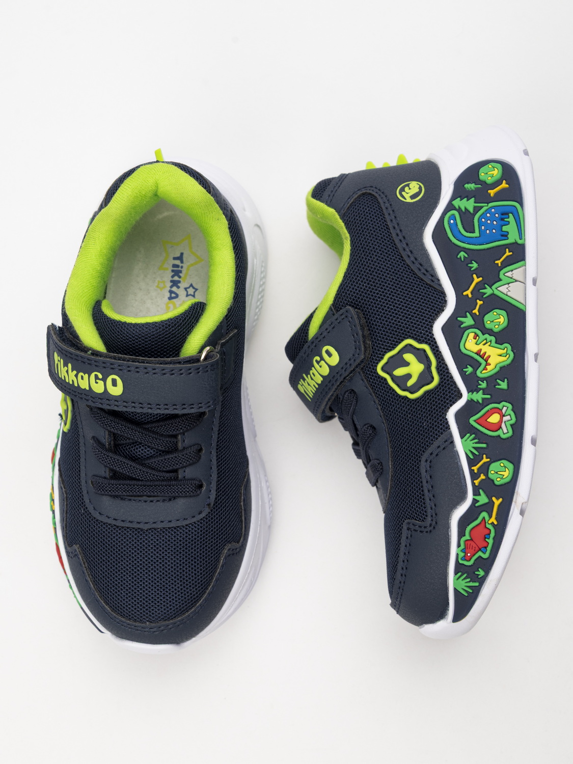 Кроссовки TikkaGo 1D10_41204_navy-green - фото 3