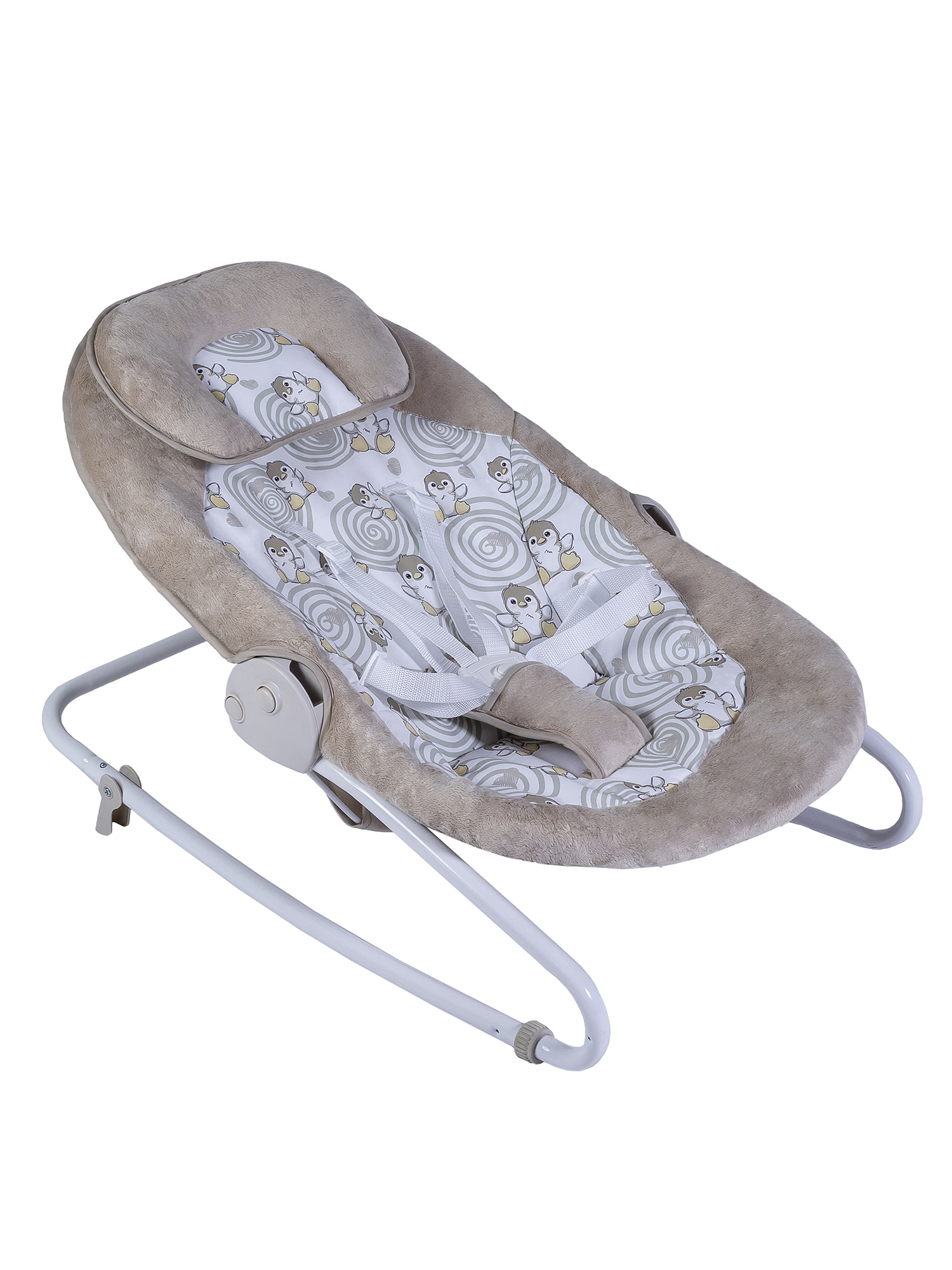 Качели Sweet Baby Pure pinguino Crema - фото 16
