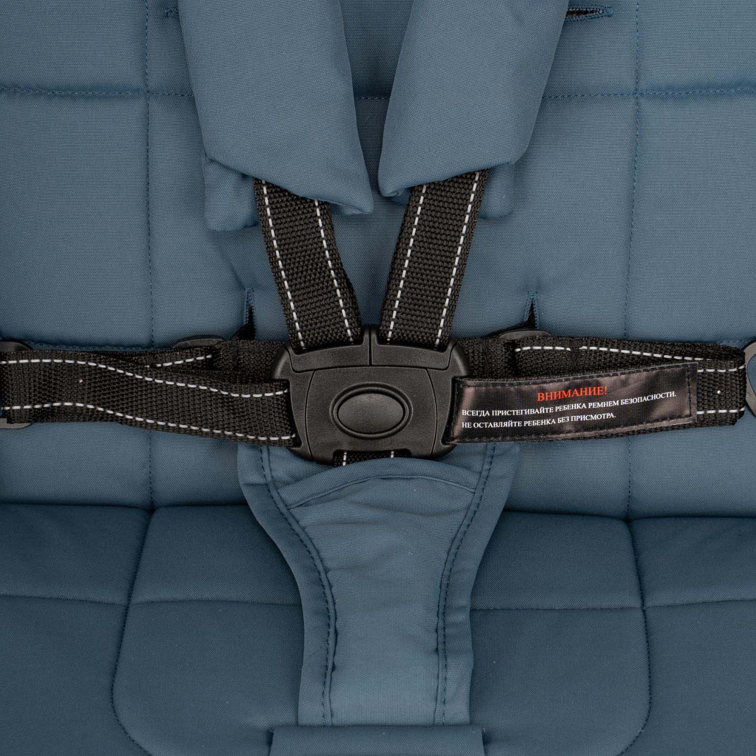 Коляска прогулочная Indigo Wind с автосложением, синий синий - фото 26