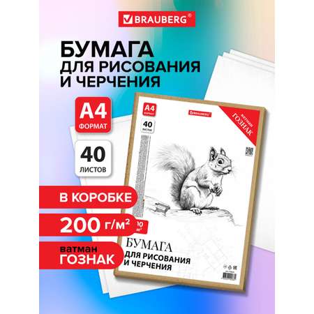Ватман Brauberg 40 лист.