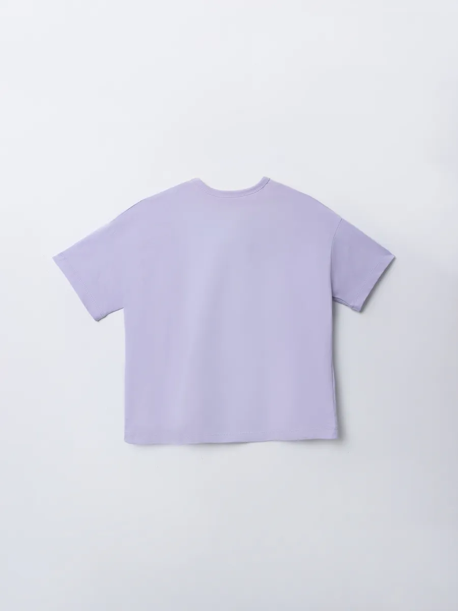 Футболка Mark Formelle (Марк Формэль) 117843/лиловый вереск +печать - фото 6