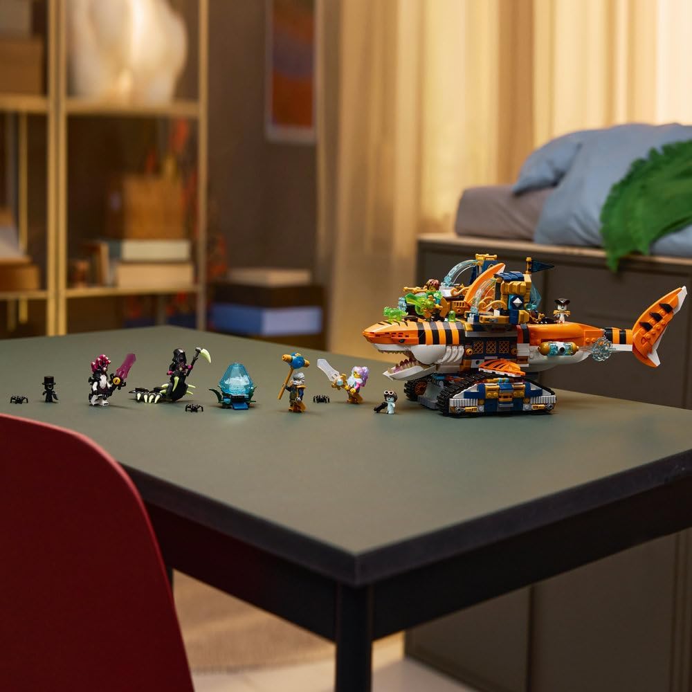 Конструктор LEGO DREAMZzz Аквариум с тигровой акулой 1548 дет. - фото 7