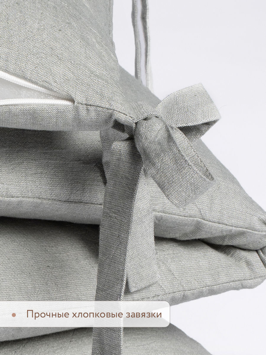 Бортик Perina Серо-оливковый 4 дет. - фото 8