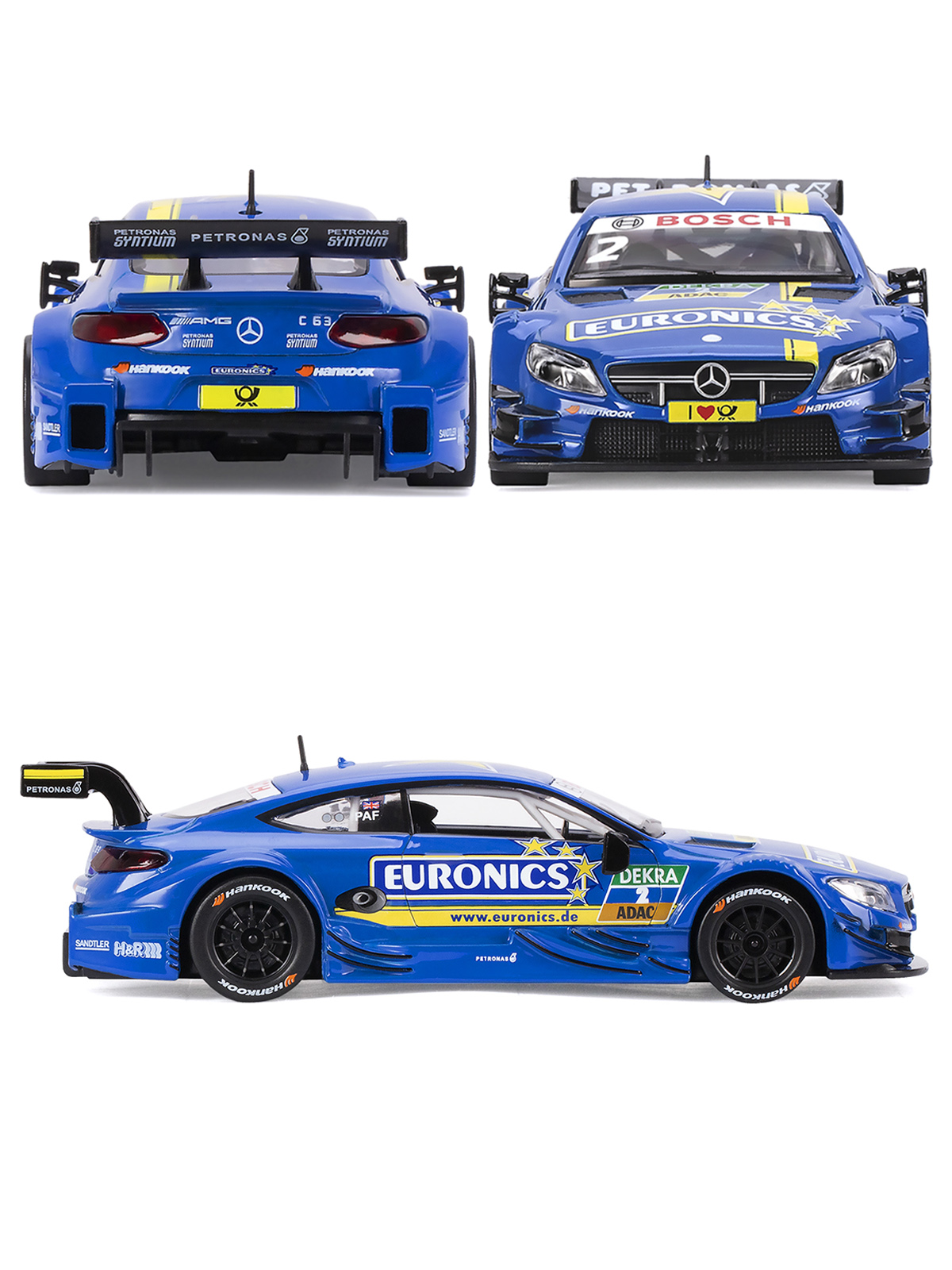 Автомобиль АВТОпанорама Mercedes AMG C 63 DTM 1:32 JB1251325 - фото 5