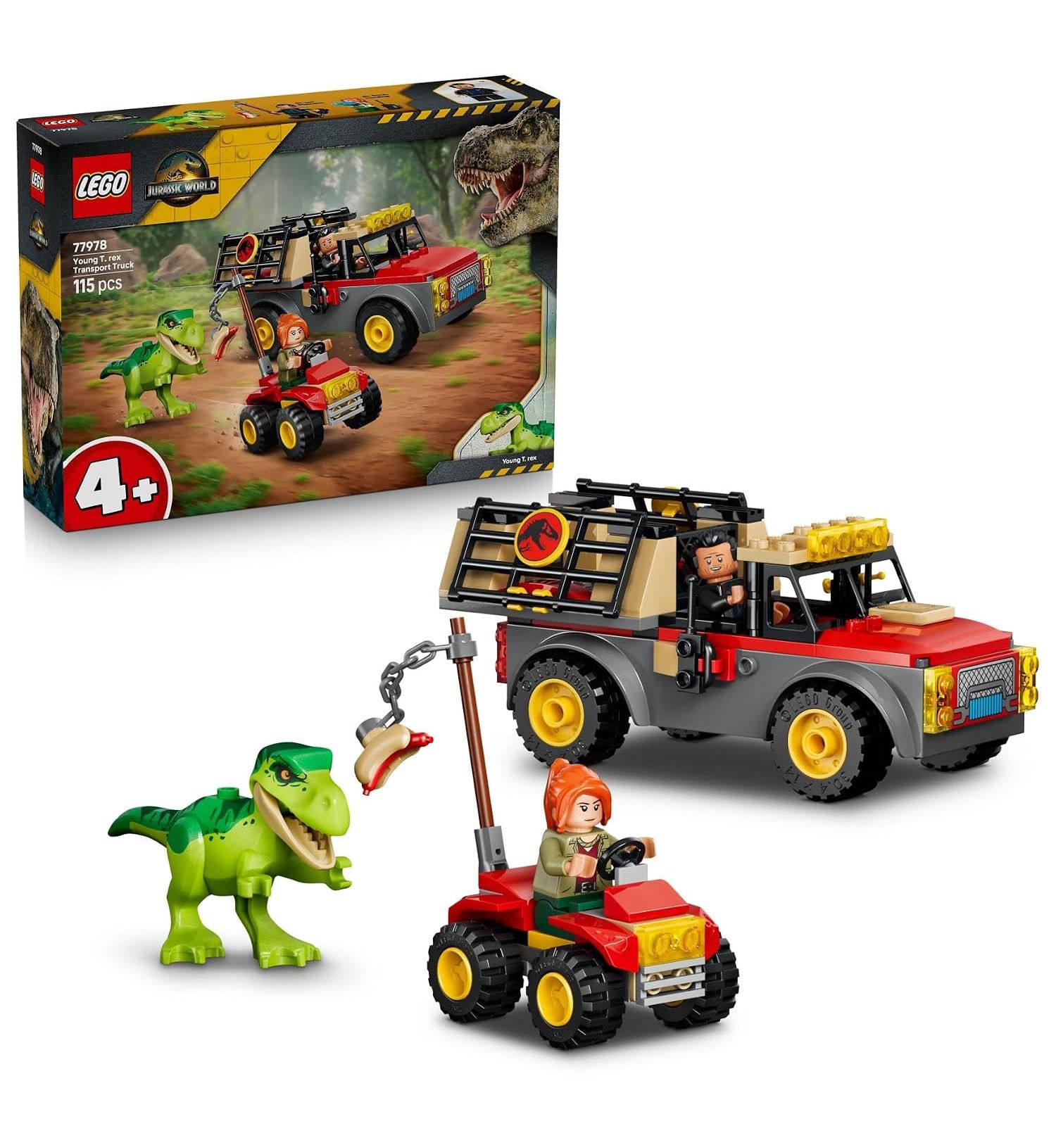 Изображение товара Конструктор LEGO Jurassic World Грузовик молодого Ти-рекса 115 дет. Изображение товара Конструктор LEGO Jurassic World Грузовик молодого Ти-рекса 115 дет.