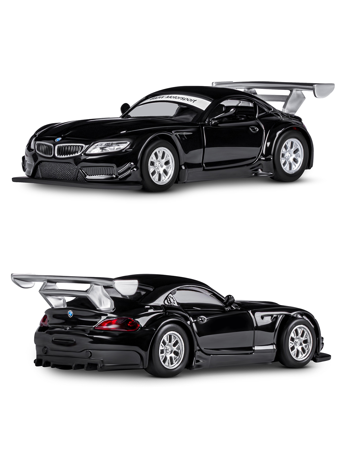Автомобиль АВТОпанорама BMW Z4 GT3 1:38 JB1200132 - фото 6