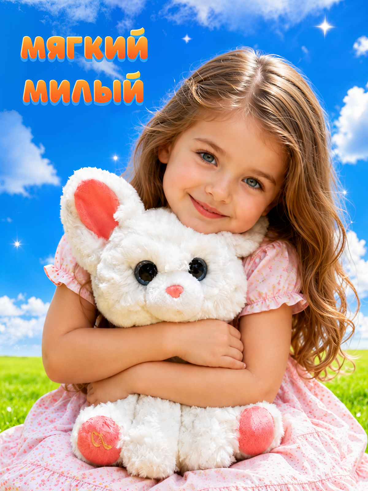 Мягкая игрушка SHARKTOYS Интерактивная кошечка Пушинка - фото 3
