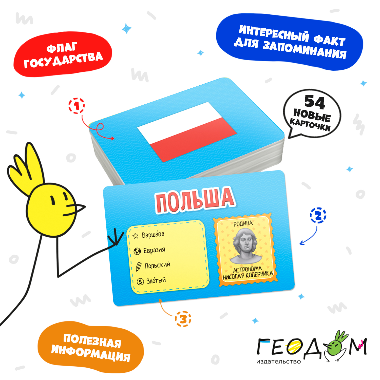 Настольная игра ГЕОДОМ Карточная - фото 4