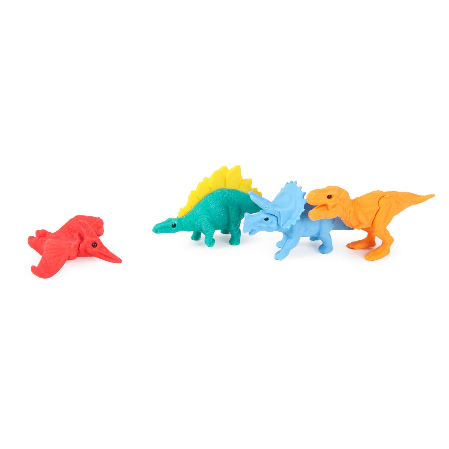 Ластик Erhaft Dino 4 шт. - фото 7