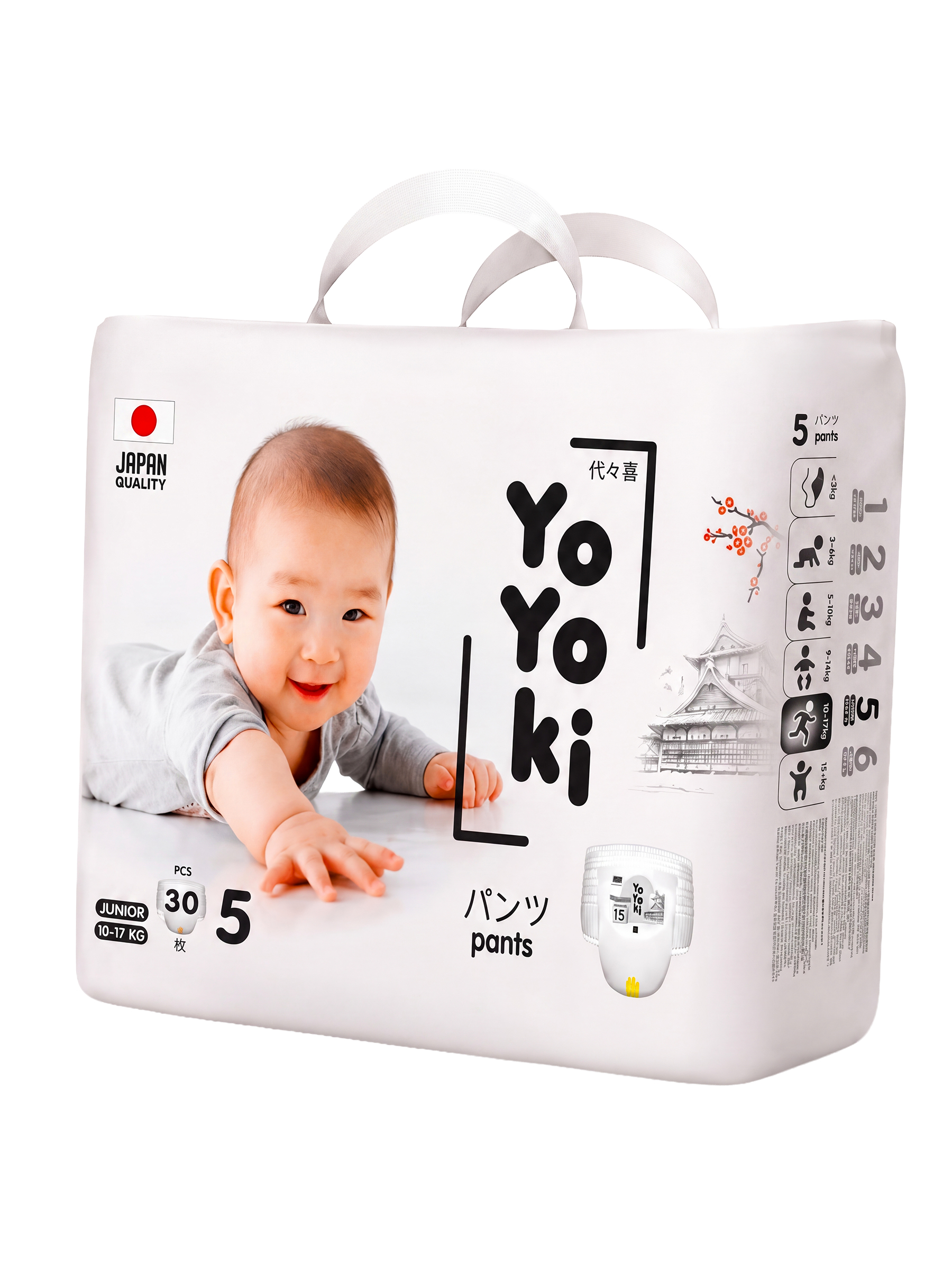 Трусики Yoyoki 5 (10-17) 30 шт. - фото 1