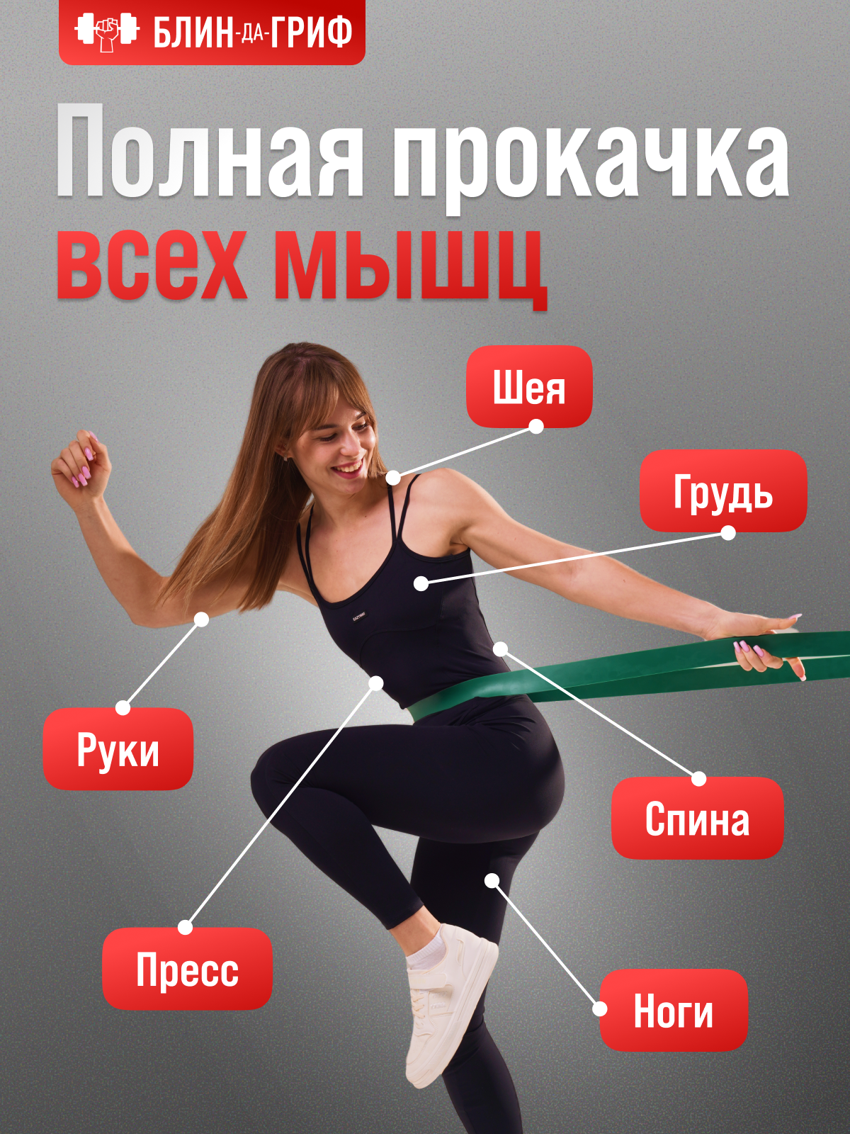 Резинки для спорта БлинДаГриф 4шт - фото 4