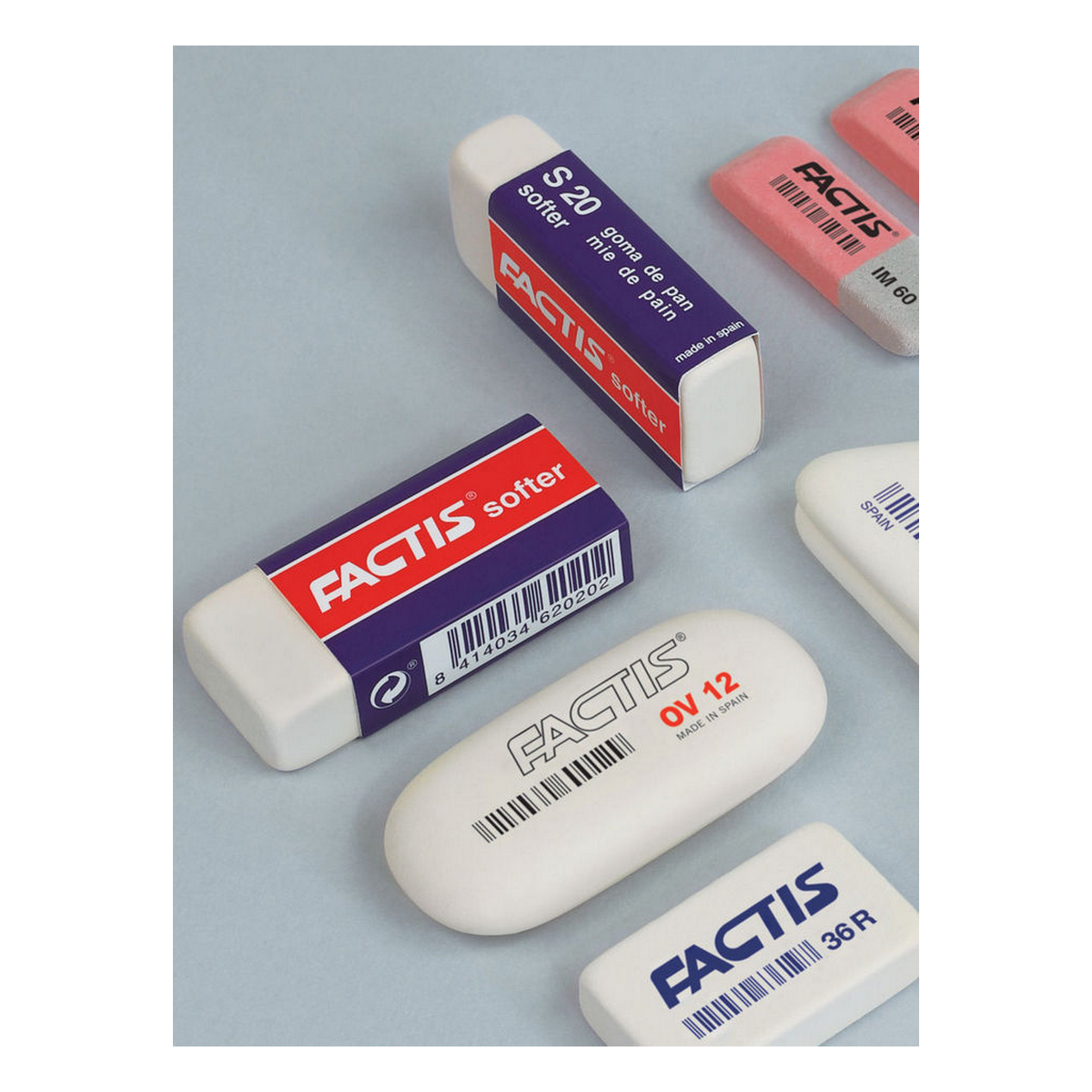 Ластик FACTIS 4 шт. - фото 6