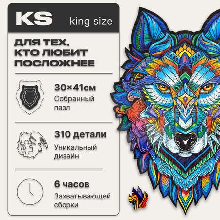 Пазл UNIDRAGON деревянный