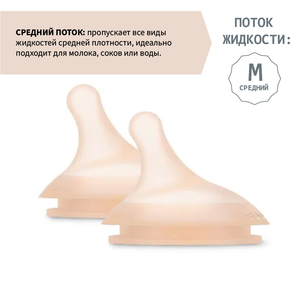 Соска Suavinex Anti-Colic силикон (средний поток) 2 шт. - фото 3