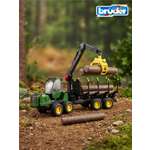Трактор Bruder John Deere с аксессуарами