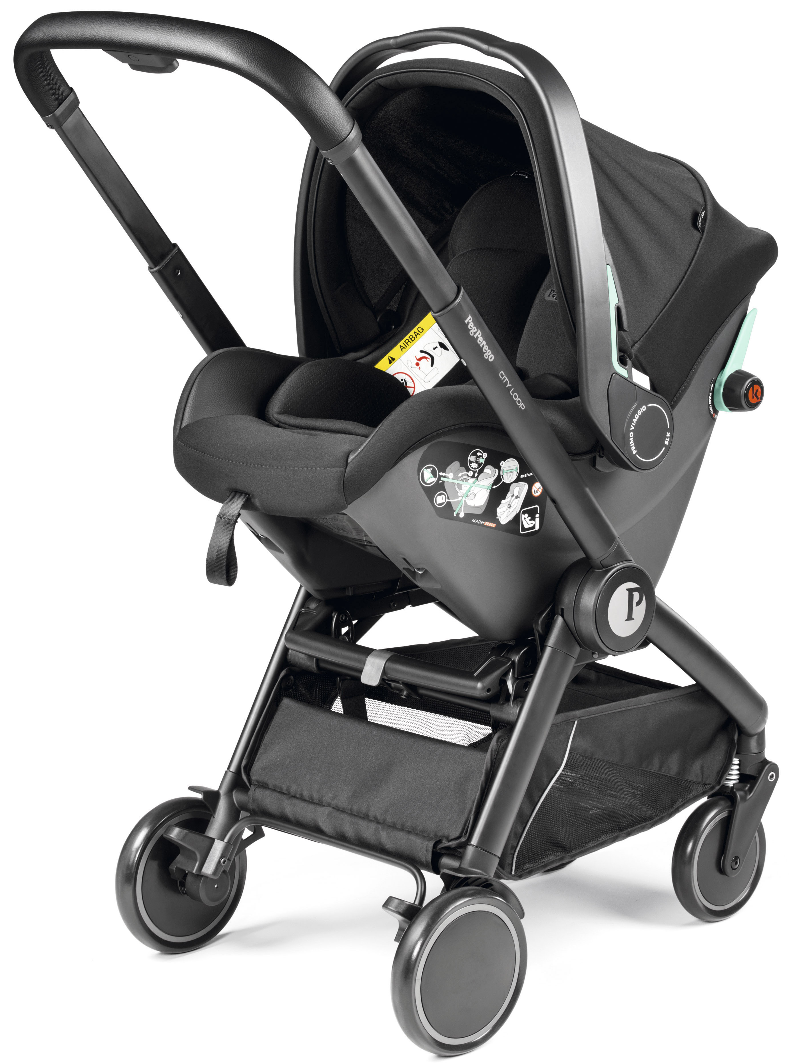 Автокресло Peg-Perego SLK 0 (0 -13 кг) черный - фото 2