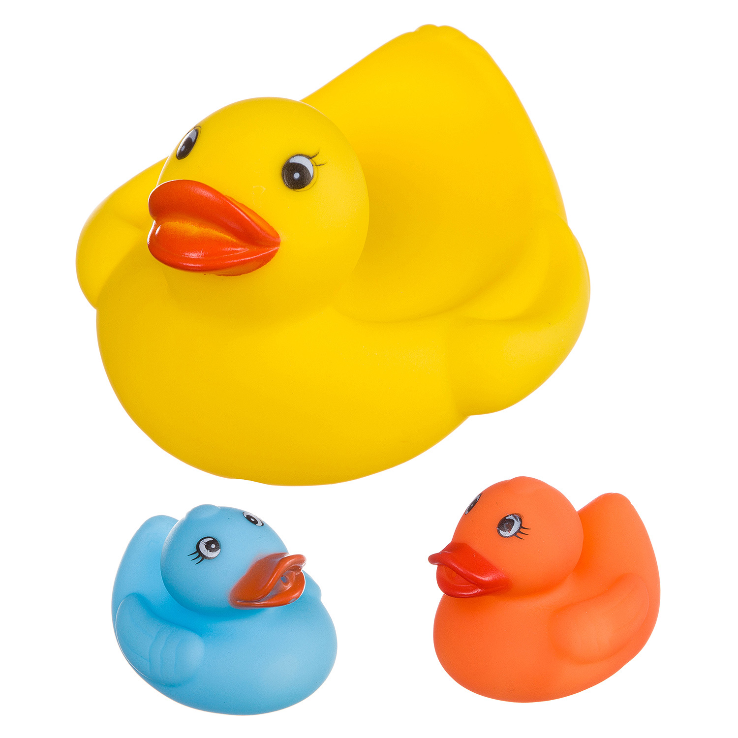 Игрушка Bondibon для ванной Утка с утятами 3шт. - фото 3