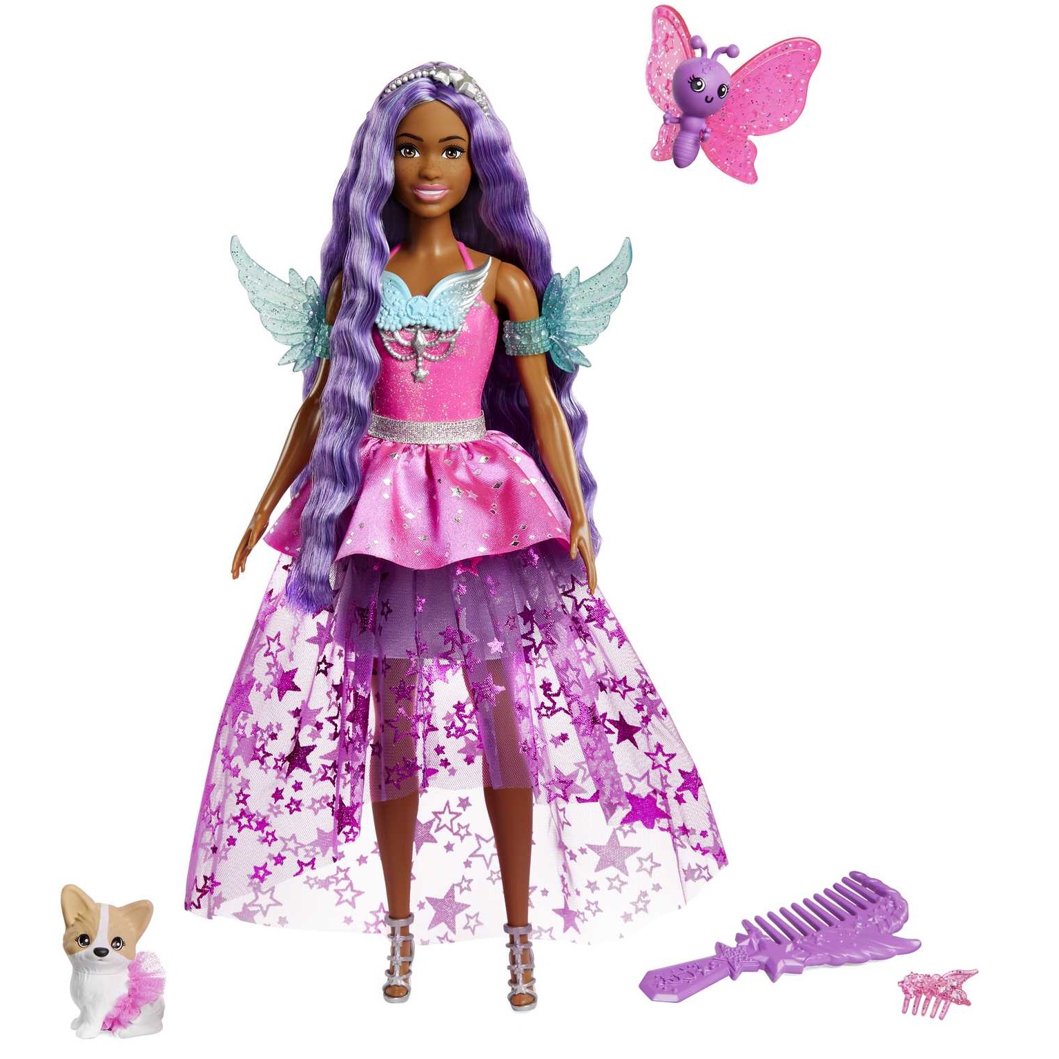 Кукла модельная Barbie A Hidden Magic Бруклин HLC33 - фото 1
