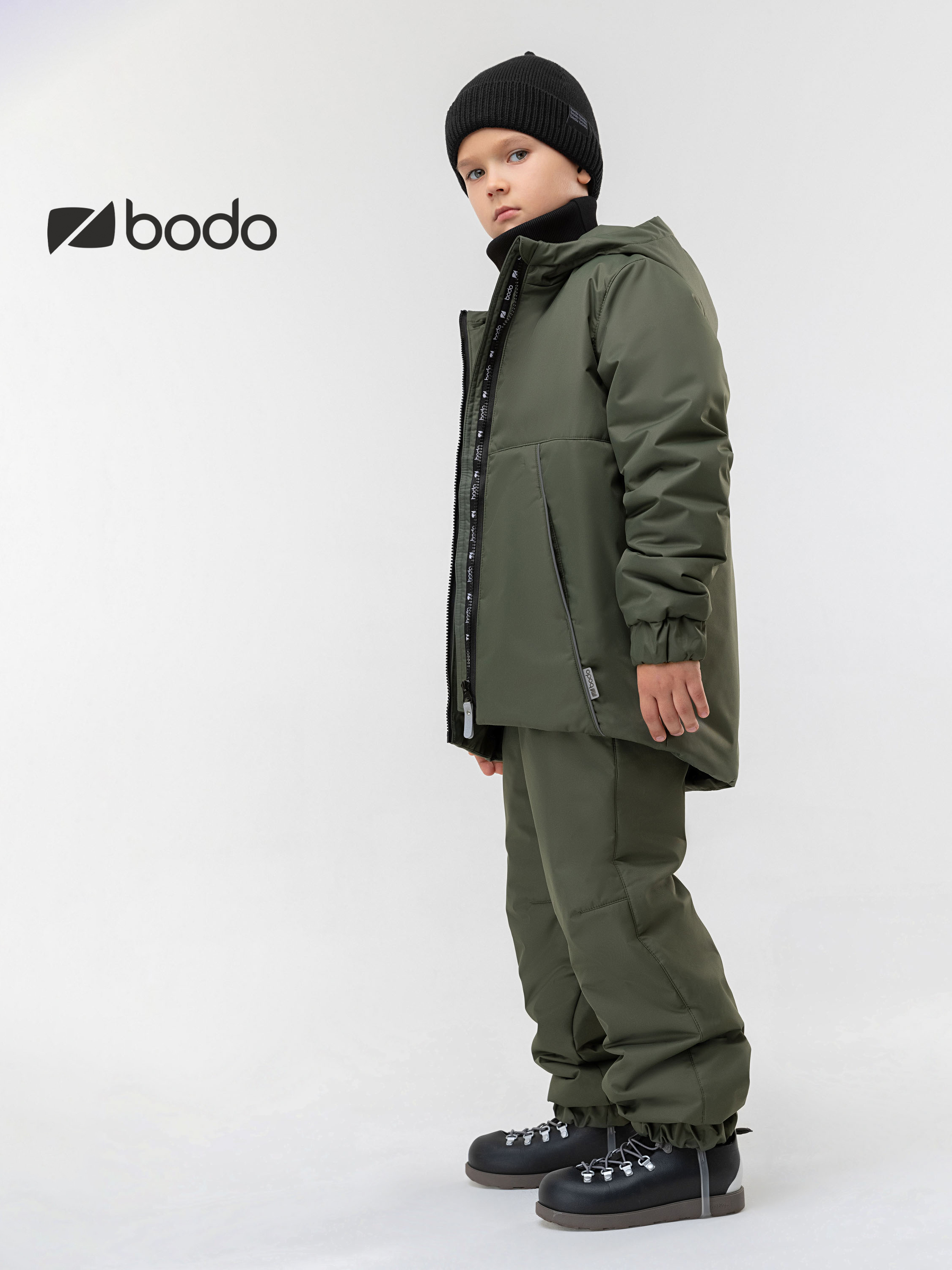 Куртка и полукомбинезон Bodo 32-46МU_хаки - фото 3