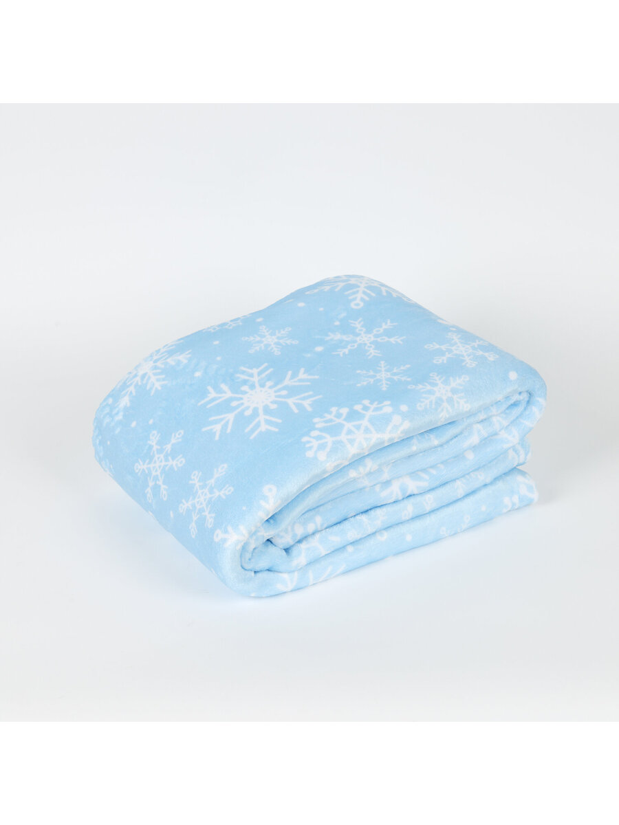 Плед Золотая сказка Снежинки - фото 7